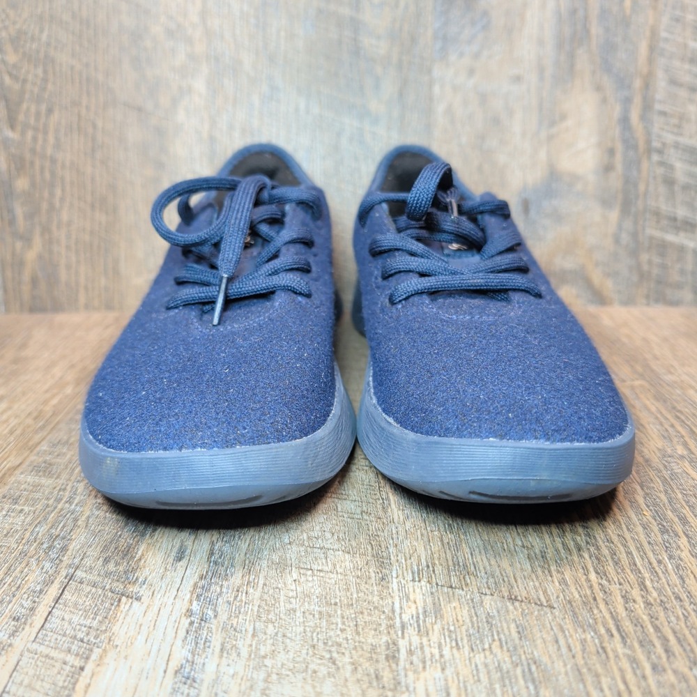 Allbirds Wool Runner 2 WR2 Sneakers All Navy Blue Women's Size 8 Casual Comfort - Picture 3 of 13